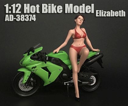 Hot Bike Girl Elizabeth • #AD38374 • corvette-plus.ch