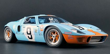 Gulf Ford GT40 #9 • Winner Overall Le Mans 1968 • Limited Edition 300 • #M1201004 • www.corvette-plus.ch