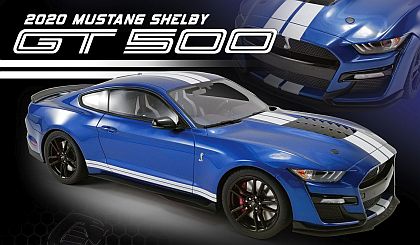 2020 Ford Mustang Shelby GT500 • Performance Blue • #US023 • www.corvette-plus.ch
