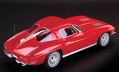 1963 Corvette Sting Ray Sport Coupe • Red on Red • #US010B