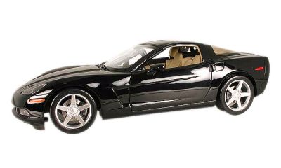 Corvette C6 Coupe, black, big 1:12 scale, Item No.G2571