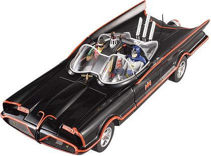 Classic TV Batmobile • BATMAN &: ROBIN Figures included • #HW-BCJ95
