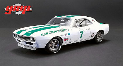 Alan Green Chevrolet 1967 Trans-Am Camaro Z/28 #7 • #GMP18909 • www.corvette-plus.ch