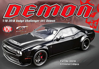 2018 Dodge Challenger SRT Demon • Black • #US016
