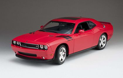 2010 Challenger R/T • Tor Red with Black rhombus stripes • #50854 HW61