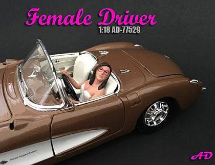 Female Driver Figurine • 1/18 scale • #AD77529