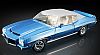1972 Pontiac GTO 455 H.O. with White Vinyl Top • Lucern Blue • #A1801204VT • www.corvette-plus.ch