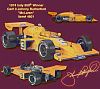 1974 INDY500 Winner • McLaren • Johnny Rutherford • #CA4801