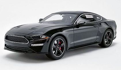 2019 Ford Mustang BULLITT • Shadow Black • #US017B • www.corvette-plus.ch
