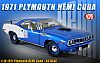 1971 Plymouth HEMI Cuda • B5 Blue with White HEMI Billboard • #A1806123 • www.corvette-plus.ch