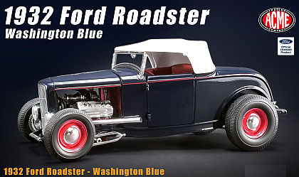 1932 Ford Roadster Hot Rod • Washington Blue • #A1805014 • www.corvette-plus.ch
