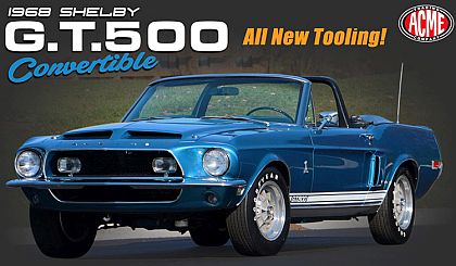 1968 Shelby Mustang G.T.500 Convertible • removable White Soft Top • #A1801848 • www.corvette-plus.ch