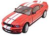 2007 Shelby Mustang GT500 red with white stripes, Item #DC75001