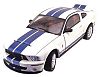 2007 Shelby Mustang GT500 white with blue stripes, Item #DC75002