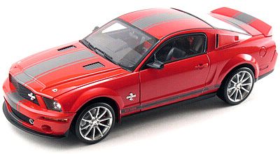 2008 Shelby GT500 - Super Snake - Red with Black stripes - Item #DC08SS01