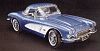 1961 Corvette Convertible with Hardtop • Jewel Blue • #ERTL7834