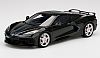 2020 C8 Corvette Stingray Coupe • Black with Midnight Gray center stripe • #TS0283 • www.corvette-plus.ch