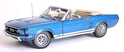 1967 Acapulco blue Ford Mustang Convertible, Item #G2403205