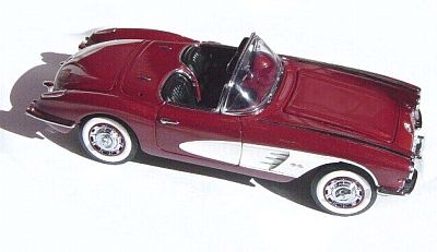 1960 Chevrolet Corvette Convertible by The Franklin Mint, Limited Edition of 750 pieces, Item No.B11E294