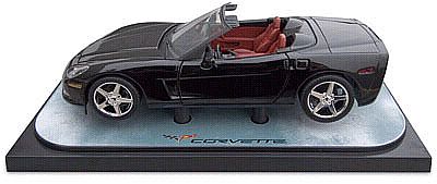C6 Corvette Convertible, black with red interior, Item No. 18201