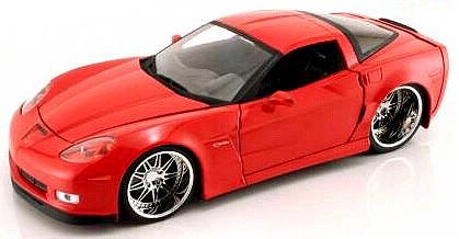 2006 Z06 Corvette - Victory Red - #JT91183red - JadaToys