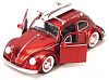 1959 VW Beetle with moon disc & Sufboard on roof, Item #JT91214RED