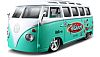Wahoo's VW Samba Bus • White Green • #MAI31022WFT