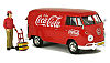 Volkswagen T1 Coca-Cola Delivery Van • Hand Cart, Bottle Trays and Delivery Man • #MCC424062110