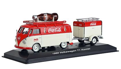 1960 Coca-Cola Volkswagen T1 Kombi with Trailer • #MCC443060 • www.corvette-plus.ch