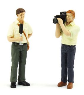 Reporter & Cameraman Figurines • #TSM13AC14