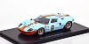 GULF Ford GT40 #6 • Winner Le Mans 24 Hours 1969 • #S-LM4