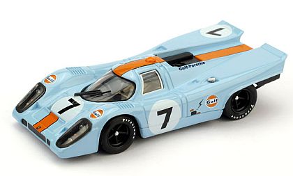 Gulf Porsche 917K #7 • Kinunnen/Rodriguez • 1971 Monza 1000 Km • J.W.Automotive Engineering Ltd. • #R219