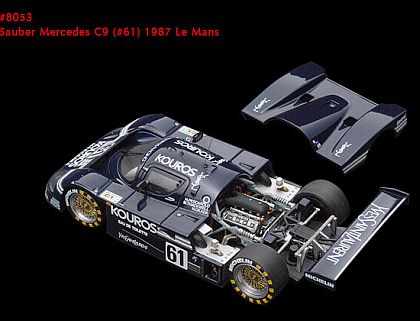 Sauber-Mercedes C9 KOUROS #61 Le Mans 1987, Item #HPI8053