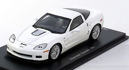 Corvette ZR1 • Arctic White with chrome wheels • #PD04312006