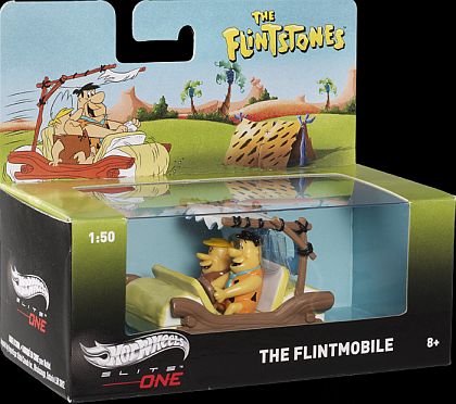 Fred & Barney driving the Flintmobile • The Flintstones • #HW-BCJ83