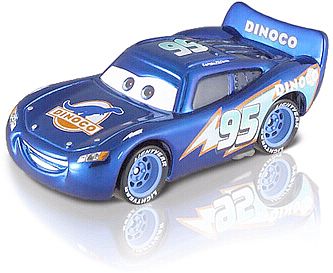 BluRay - Lightning McQueen - DINOCO - Blue Chrome - Item #BRLMQ - Disney/PIXAR