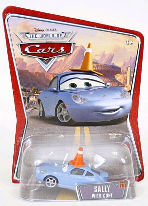 CARS - SALLY with cone - #70 - Disney PIXAR - Item #N2490