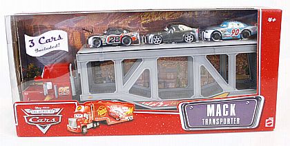 CARS - Mack Transporter - Play Set - Including 3 cars - Item #N5340 - Disney/Pixar