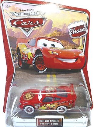 CHASE CARS car - Bumper Stickers Lightning McQueen - Item #N8471 - Disney/PIXAR