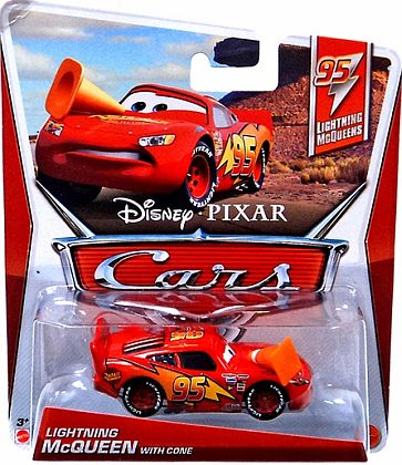 LIGHTNING McQUEEN with CONE • Disney•PIXAR CARS by theme • #Y7180