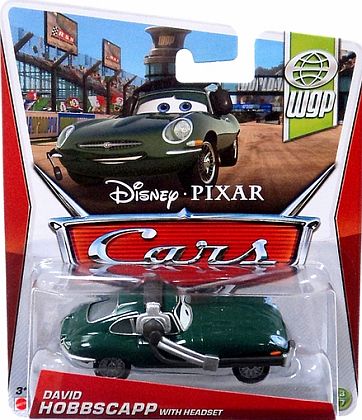 DAVID HOBBSCAP with Headset • Disney•PIXAR CARS by theme • #Y0474
