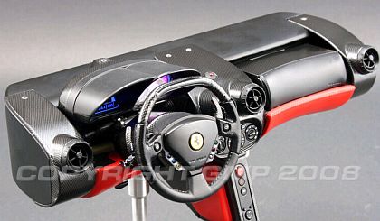 Ferrari ENZO Dashboard - Red - working instruments lights - G0604136
