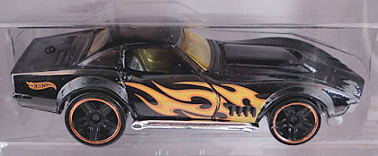 Hot Wheels 3-Pack • 1969 COPO Corvette • Black with Flames • #K5904-JA10