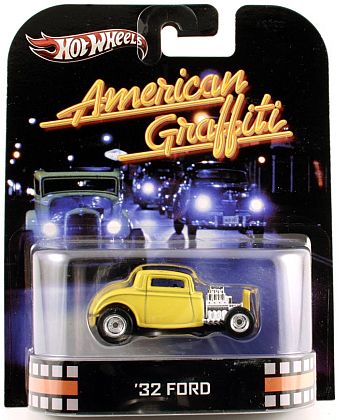 '32 Ford 3-Window Coupe Hot Rod • American Graffitti • HW Retro Entertainment • #HW-X8907