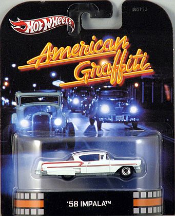 1958 Chevy Impala • American Graffitti • HW Retro Entertainment • #HW-X8930
