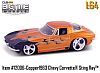 1963 Corvette Sting Ray Coupe - Orange with Flames - Item #BTM12006-016