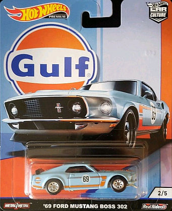Gulf Ford Mustang Boss 302 #69 • HW GULF Car Culture Release • #HW-GFY03 • www.corvette-plus.ch