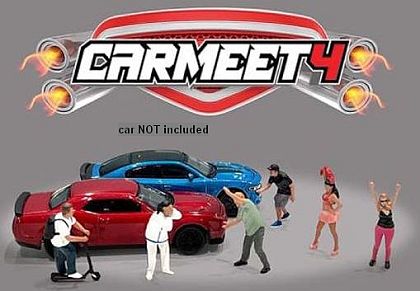 1/64 scale CAR MEET 4 • American Diorama • #AD76507 • www.corvette-plus.ch