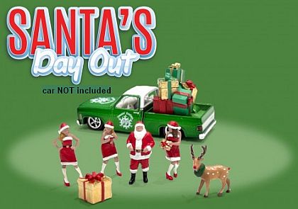 SANTA'S Day Out Figurines & Props • #AD76508MJ • www.corvette-plus.ch