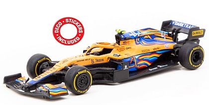 McLaren F1 MCL35M #4 • Abu Dhabi Grand Prix 2021 • #T64GF040LN3 • www.corvette-plus.ch